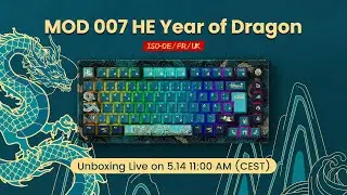 Akko MOD 007 HE Year of Dragon ISO Magnetic Switch keyboard unboxing