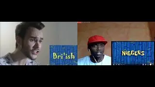 BRI'ISH?! and NI**ERS?! Side by Side Comparison MEME