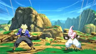 Trunks vs Kid Buu (Hardest AI) - Dragon Ball FighterZ