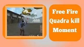 Free fire |(4)Quadra kill moment | 1 vs 4 | #freefire #gamingrisaja
