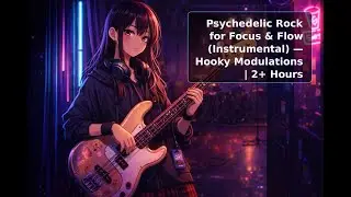 Psychedelic Rock for Focus & Flow (Instrumental) — Hooky Modulations | 2+ Hours