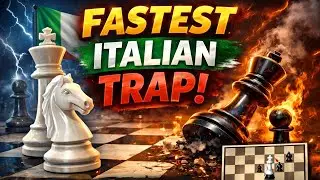 | Fastest Italian Game Trap Win 😱 | Quick Checkmate Tutorial | @BestChessChannelll 