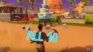 All 10 Cake Locations in Fortnite
