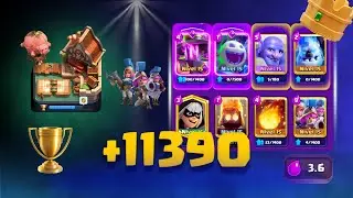 Ciclado 3.6 de Trio de Mosqueteras en copas &iexcl;NO SKILL!  😏 | Clash Royale