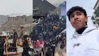 77th Republic Day celebrations 🫡🇮🇳 #ladakh #ladakhvlogs 