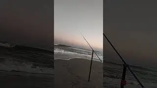 #fishing #الصيد #beach الصيد رواء الامواج