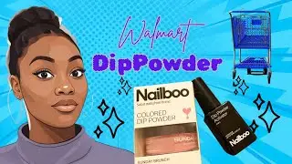 Walmart Dip Powder! Trying this Nailboo dip powder dupe | Does it work? 