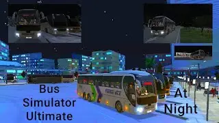 FINDIK KALE TRAVELS♻️TELE BUS :💰BUS SIMULATOR ULTIMATE☣️DRIVING AT NIGHT🌜 MUMBAI TO NAGPUR