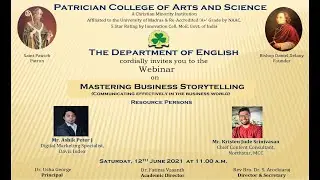Mastering Business Storytelling (SDP) - English Department | PCAS