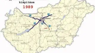 autopalya magyarorsz&aacute;g gyorsforgalmi &uacute;th&aacute;l&oacute;zat ki&eacute;p&iacute;t&eacute;se 1964 2010
