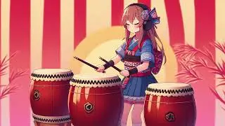 Lofi Taiko Drums for 12 Hours
