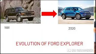 Evolution of Ford Explorer (1991-2020)