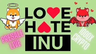 1000X CRYPTO REVIEW OF LOVE  HATE INU! Presale is live link in the Description, Launch on Ethereum