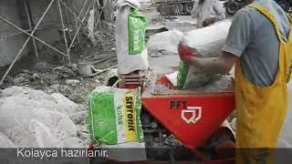 Aplicare mecanizataTermoizolatie Naturala Perlit STYRONIT