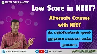 Low Score in NEET 2025 - Other Courses that Accept NEET Score - Alternative Medical Courses