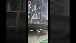 Cone tank polishing machine