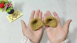 How to knit bear ears for caps/hood | baby romper/ jumpsuit 