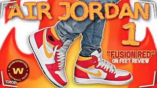 AIR JORDAN 1 LIGHT FUSION RED ON FEET REVIEW! 🔥 WORTH BUYING?