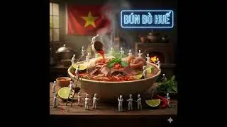 Tiny Chefs Cook Vietnamese B&uacute;n B&ograve; Huế &ndash; ASMR Soup Sounds & Miniature Cooking 🇻🇳🍜 #tinychefs