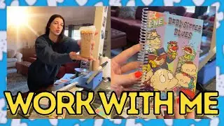 WORK WITH ME *Small Business Owner* ETSY SHOP VLOG~Preparing for a Launch!!!✨