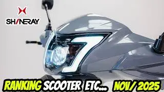 Confira o Ranking Completo das Scooters, Motonetas, Cubs e Ciclomotores Mais Vendidos de nov/2025