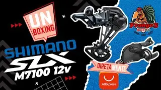 Unboxing  CÂMBIO E PASSADOR  SHIMANO SLX M7100 12V