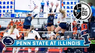 Penn State at Illinois | Nov. 11, 2025 | B1G Volleyball in 60