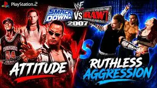 WWE SmackDown! Vs Raw 2007 Attitude Era vs Ruthless Aggression Era All Stars Xtreme Edition MFS Mod