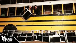 Easily Pull Out School Bus Windows & Old Fart Collecting Driver's Seat | Skoolie Conversion