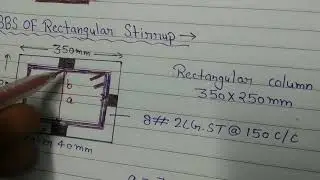 civil engineer stirrup calculate