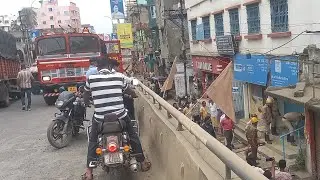 Baking news Dankuni Bridge Pa se aagun Bank🚒🚒🚒🚒