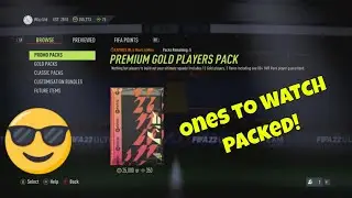 FUT 22 - 5 x Premium Gold Players Pack - Ones to Watch Player Packed!