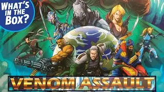 VENOM ASSAULT Deck Building Game Unboxing
