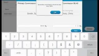 Commissions and how to set on Apple iPad POS by Revel Systems