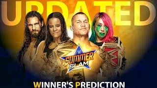 WWE SummerSlam 2020 Updated Winners Prediction | K K King Wrestler