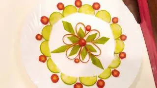 Super Salad Decoration Ideas/Handmade/Food Decoration Ideas/Beautiful Veg design/Art/Easy Make