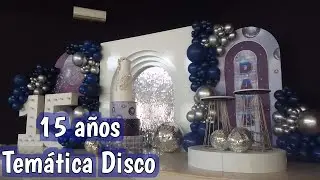 🎈✨ 15 AÑOS temática DISCO | Ideas para 15 AÑOS AZUL 🎈✨ | Party ideas | 
