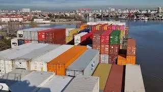 Entrando al Puerto de Buenos Aires, Terminal de Exolgan, Dock Sud , Buenos Aires