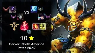 Alistar Support + Jhin vs Anivia + Caitlyn - NA GrandMaster - Patch 25.17