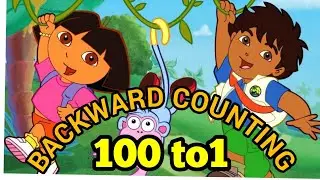 Reverse counting, Backward counting, 100 to 1,Ulti ginti, kids learning