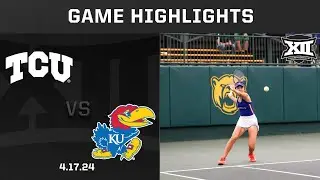 TCU vs. Kansas Highlights | 2025 Big 12 Women's Tennis Championship Match 6