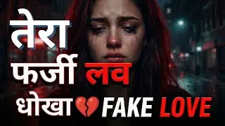 Tera Farzi Love (Official Music Video) | New Hindi Sad Song 2026 | Heartbreak Rap