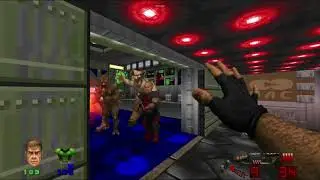 Brutal Doom Maps of Chaos Terror Edition:  V2  Map 01:  Entryway UV 100%