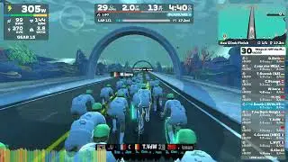 Off the MAAP Stage 2 on Itza Climb Finish in Watopia! With a cameo from Eric Min!!!