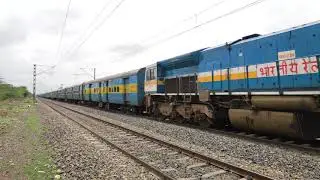 5 Hours late running LTT - VSKP Express at MPS!!