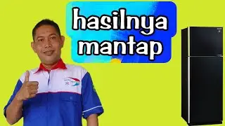 modifikasi kulkas polytron 2 pintu  inverter menjadi non inverter
