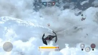 Star Wars  Battlefront. Batalla con naves del imperio