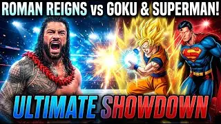 ROMAN REIGNS vs GOKU & SUPERMAN! 😱