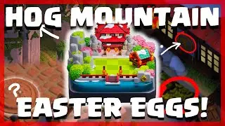 All The EASTER EGGS In The HOG MOUNTAIN SCENERY | Clash of Clans