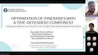 Session 02 (Pi day Special Session): Optimization of Itineraries with a Time-dependent component